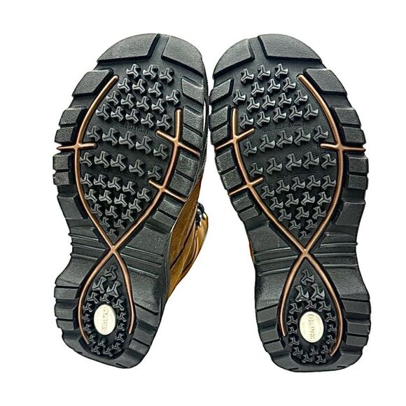 Honeywell Women’s 6" Cognac Leather Steel Toe Work Boots - Size 9 Medium Oliver - Picture 4 of 14